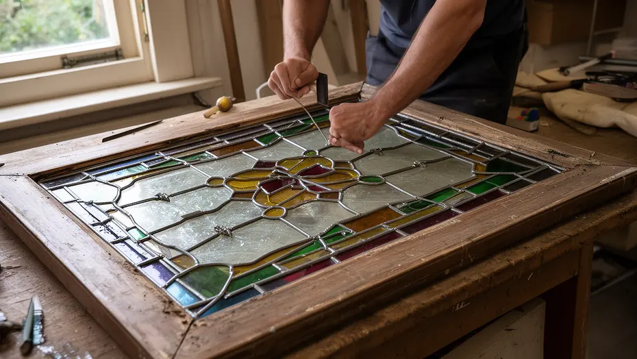 Glas-in-lood restauratie en reparatie