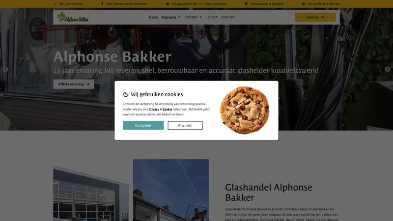 Website van Alphonse Bakker BV