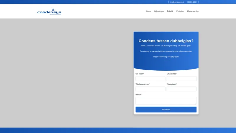 Website van Condensys