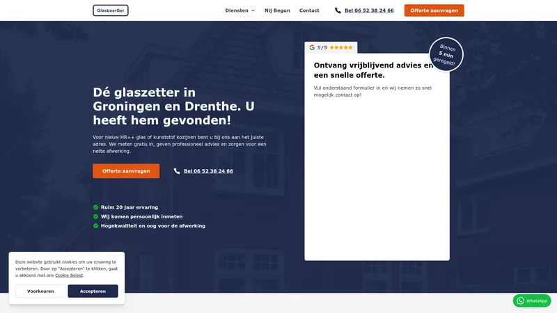 Website van GlasboerGer