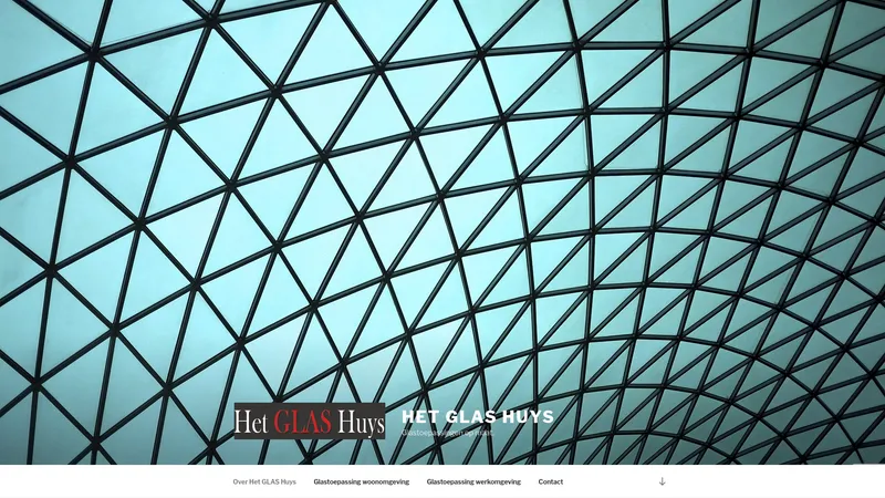 Website van Het Glas Huys