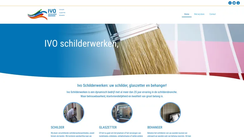 Website van ivo schilderwerken