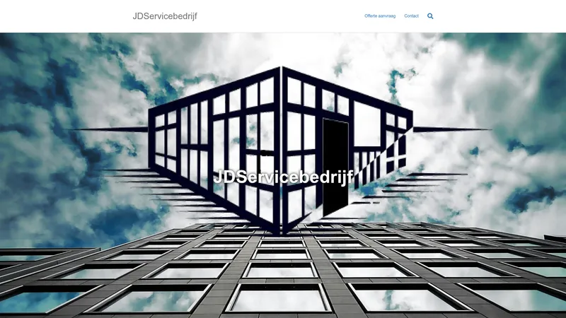 Website van JDServicebedrijf