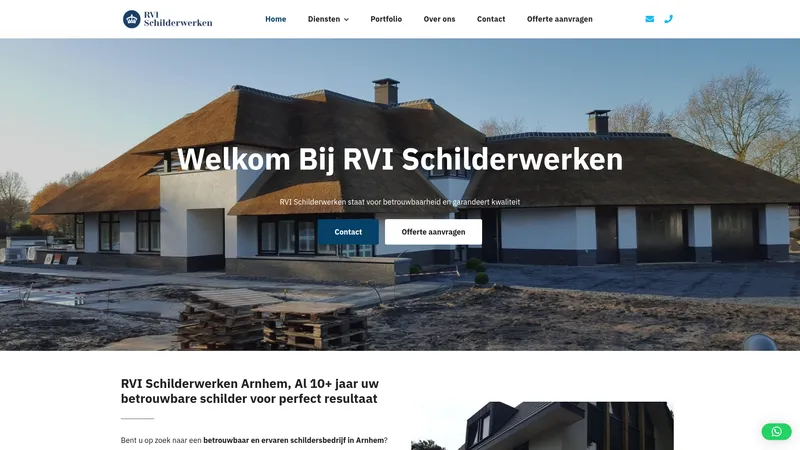 Website van RVI Schilderwerken