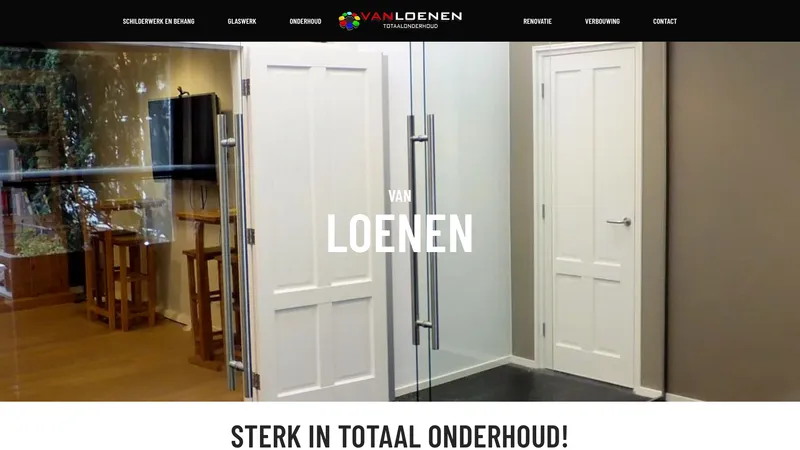 Website van Van Loenen Totaal Onderhoud B.V.