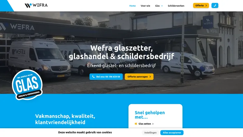 Website van Wefra