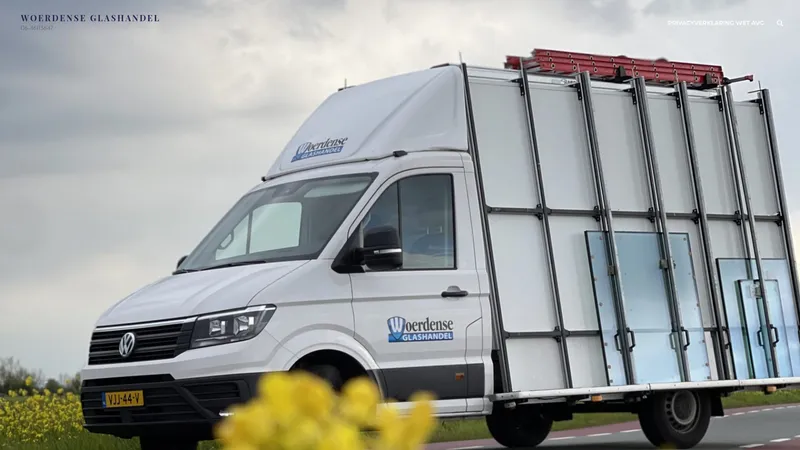 Website van Woerdense Glashandel